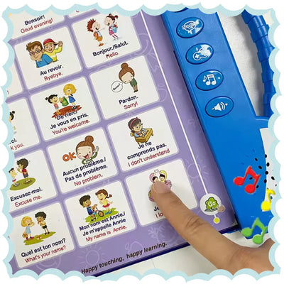 LE LIVRE ÉDUCATIF SONORE BILINGUE (Français – Anglais) Rechargeable
