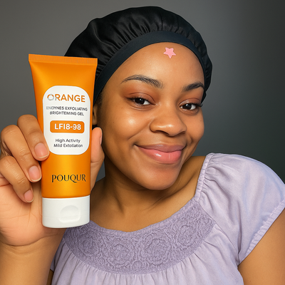 Retrouvez peau éclatante instantanément avec notre gel exfoliant